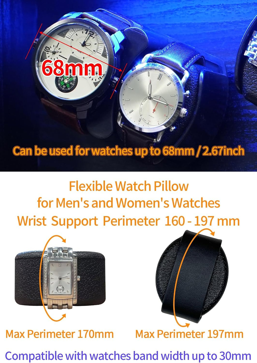 Oryx Watch Winder for 4/6/9/12 Automatic Watches, Rotating Watch Case | Watch Rotator 5 Rotation Modes Setting Extra