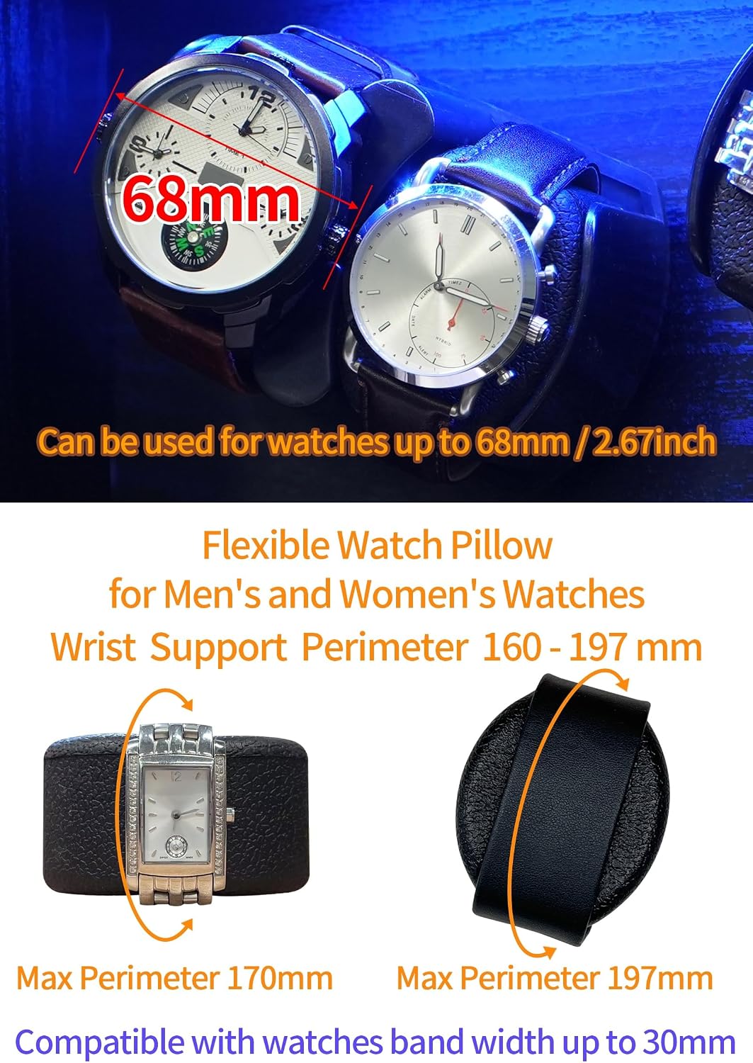 Oryx Watch Winder for 4/6/9/12 Automatic Watches, Rotating Watch Case | Watch Rotator 5 Rotation Modes Setting Extra