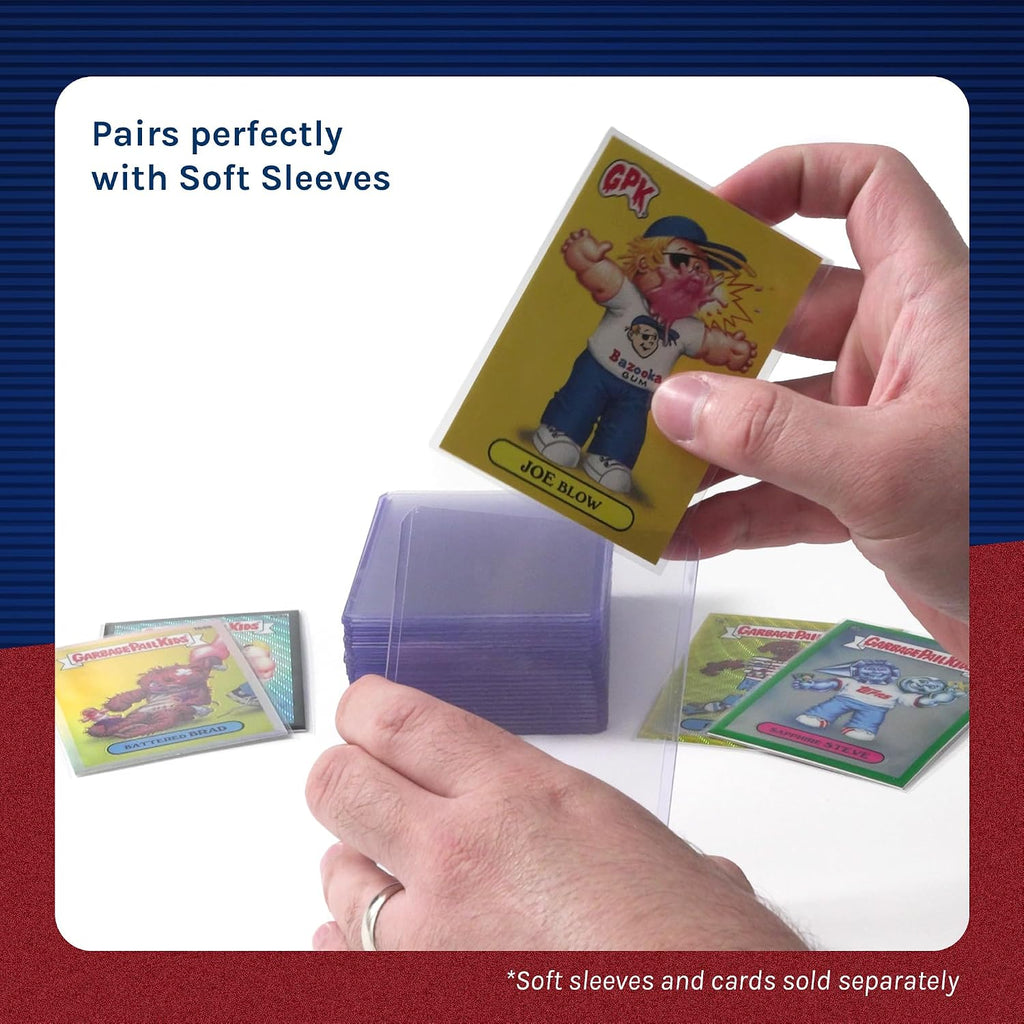 Collectibles 35pt 3x4 Top Loaders, 25 Count - Standard Size Clear Rigid Card Holders for Trading Card Protection