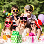 60 Pcs Photo Booth Props, Mustache Glasses Hats Lips(Classic)