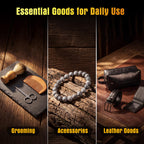 10 Pcs Birthday Gifts Baskets for Men Beard Care Set,Gray