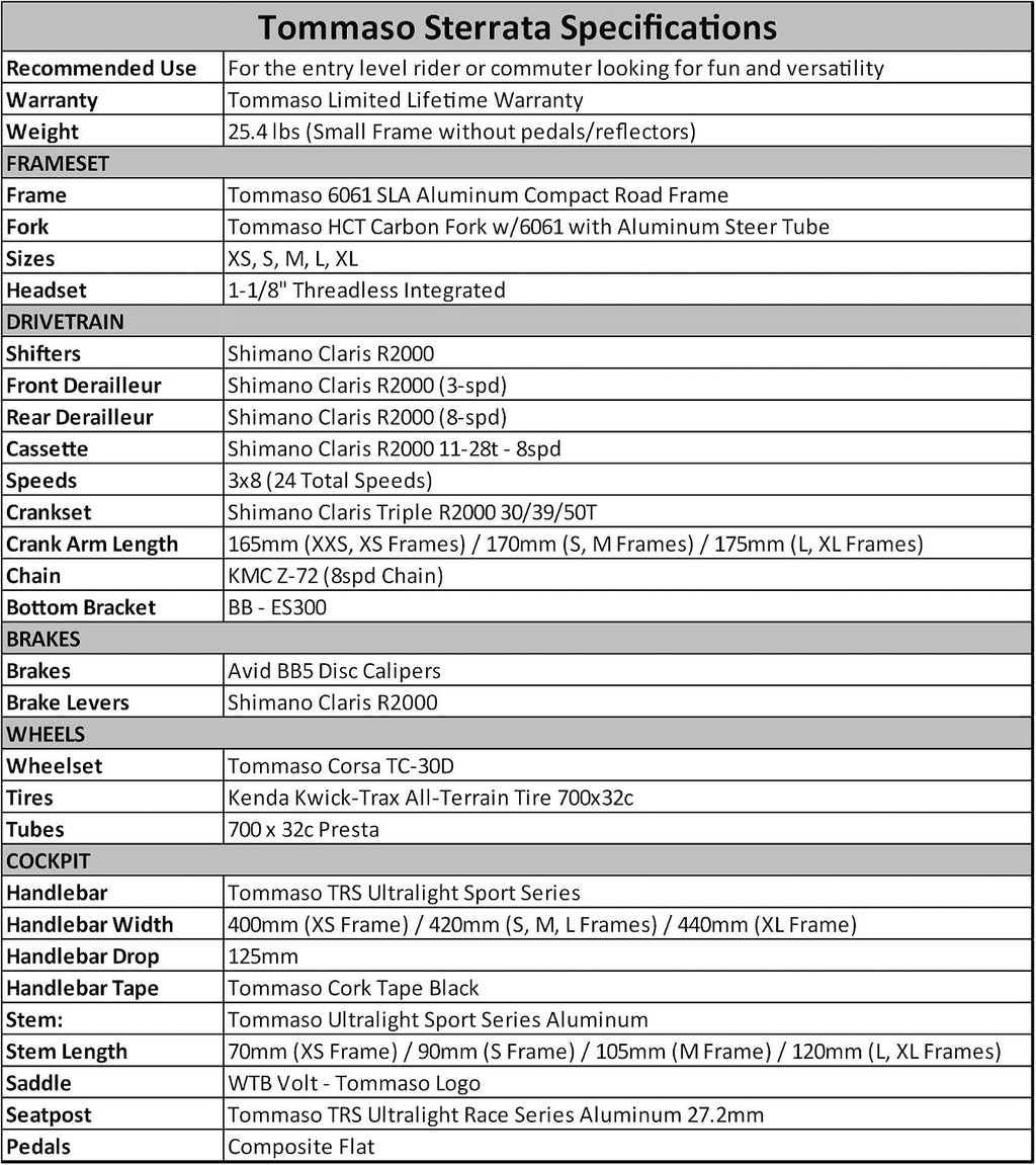 Sterrata Sport Performance Aluminum Gravel Bike Carbon Fork Shimano Claris 24 Speeds Road Bicycle Men Road Bikes for Men