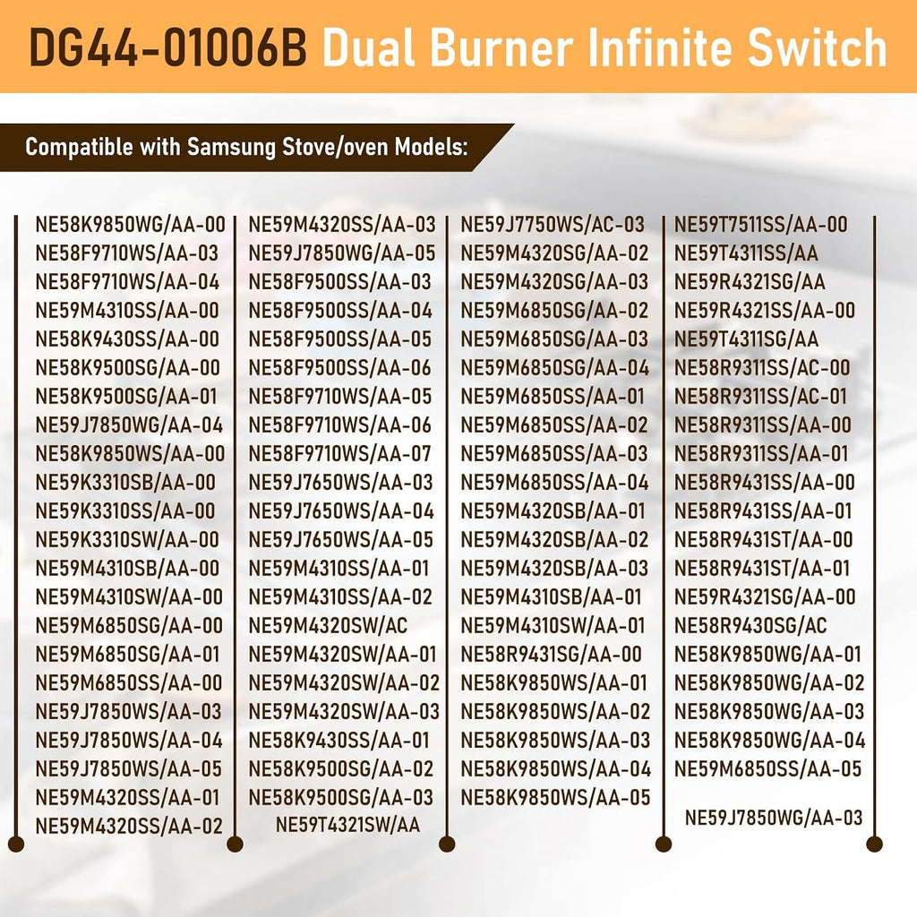 DG44-01006B PER001-12 D Range Dual Surface Element Control Switch