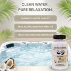 Pure & Simple Scented Hot Tub & Spa Shock | Coconut Aromatherapy (2 lbs)