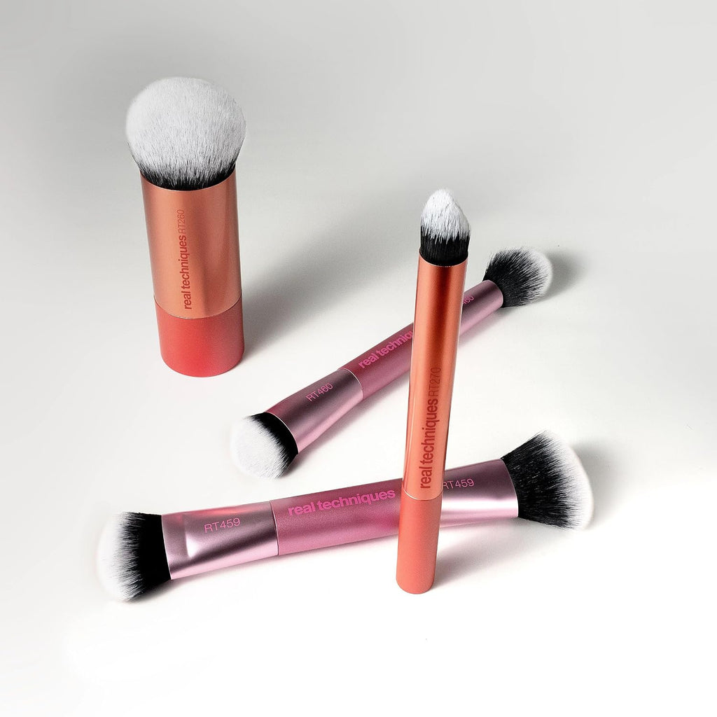 Full Beat Makeup Brush Set, 4-Piece Brush Kit | Travel-ready glam, travel makeup brush set, makeup brush kit