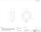 FAG Bearings NU2203E-TVP2 Single Row Cylindrical Roller Bearing, Straight Bore, Removable Inner Ring, High Capacity, Polyamide Cage, Normal Clearance, 17mm ID, 40mm OD, 16mm Width