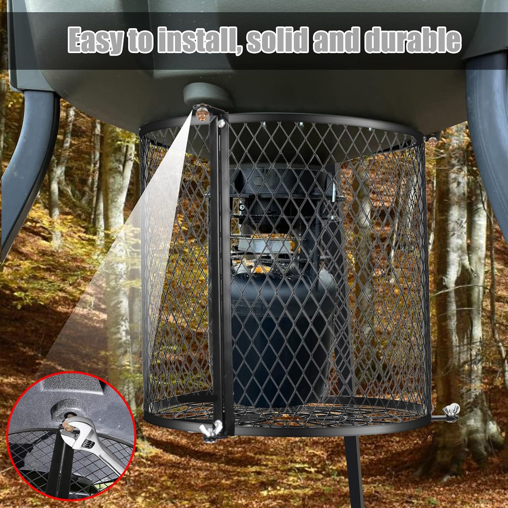 Deer Feeder Varmint Guard - Keep Wildlife Away from Your Feeder, 12.3” x 11.8” Varmint Cage for Feeder,Suit Varmint