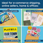 100 6" x 9" Kraft Catalog Envelopes, Self Seal