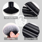 Makeup Brushes Set, Mlemle Professional 26 Pcs Makeup Kit, Include Powder Foundation Concealers Blush Eye shadows