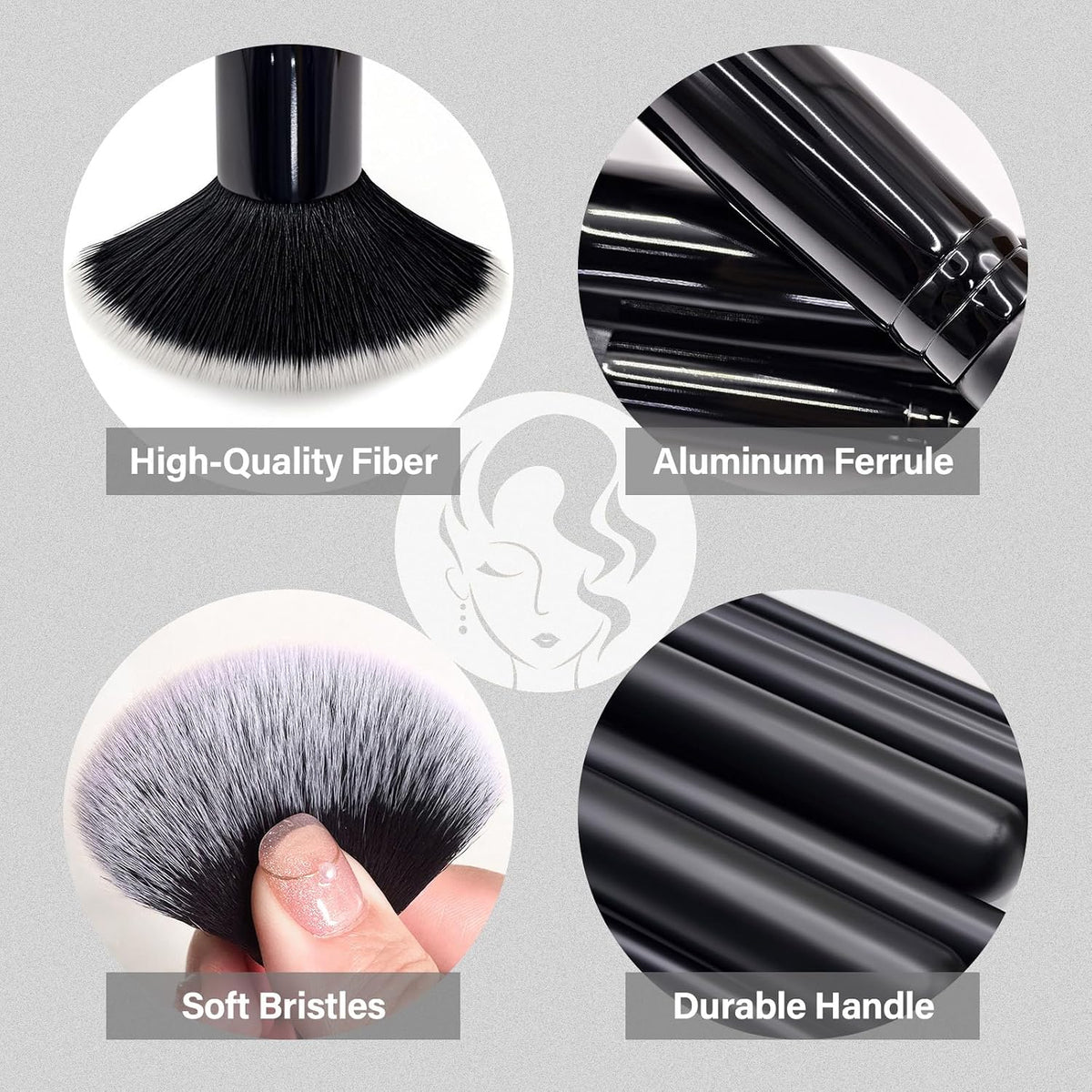 Makeup Brushes Set, Mlemle Professional 26 Pcs Makeup Kit, Include Powder Foundation Concealers Blush Eye shadows