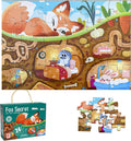 Jumbo Floor Puzzle for Kids, Large Jigsaw Puzzles 24 Piece for Kids Ages 3-5,Preschool Learning & Education Toys