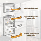 Kojem 29325760166 Replacement Refrigerator Door Shelf Kit