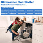 WD12X10151 Dishwasher Flood Switch Fit for GE Dishwashers Float Switch
