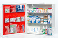 Restaurant Metal First Aid Cabinet, Wall Mountable (Class A Without Tablets, 3 Shelf)