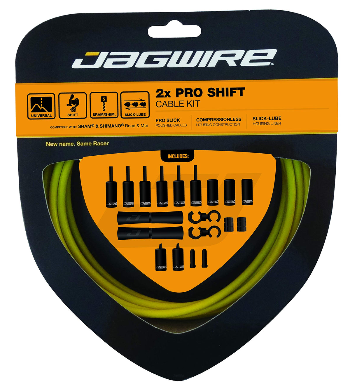 Jagwire PCK507 Cable and Sheath Kit Unisex Adult, Yellow