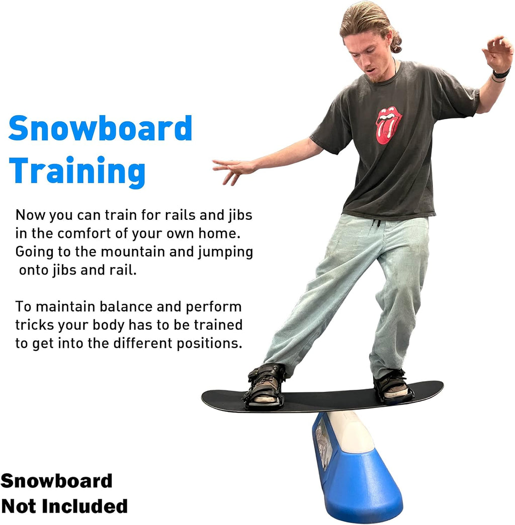 Flowboard Snowboard Trick Training System Develops Skills for Rails and Jibs Durable and Strong Parts to Complete Kit
