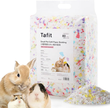 99% Dust-Free Soft Natural Paper Bedding with Odor Control, for Hamsters, Guinea Pigs, Rabbits, Chinchillas, Rats