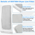 8557884 Dryer Lint Screen Filter Replacement for Whirlpool W10874409