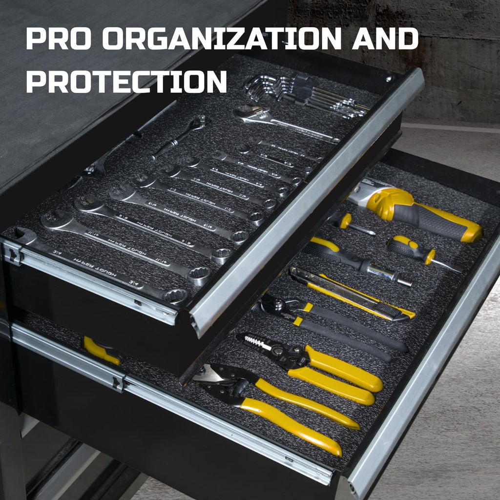 Tool Box Foam Organizer 48x24x1.5 inch 1PC, Kaizen Sheets for Pro Tool Control, Custom Tool Shadow Inserts for Cases
