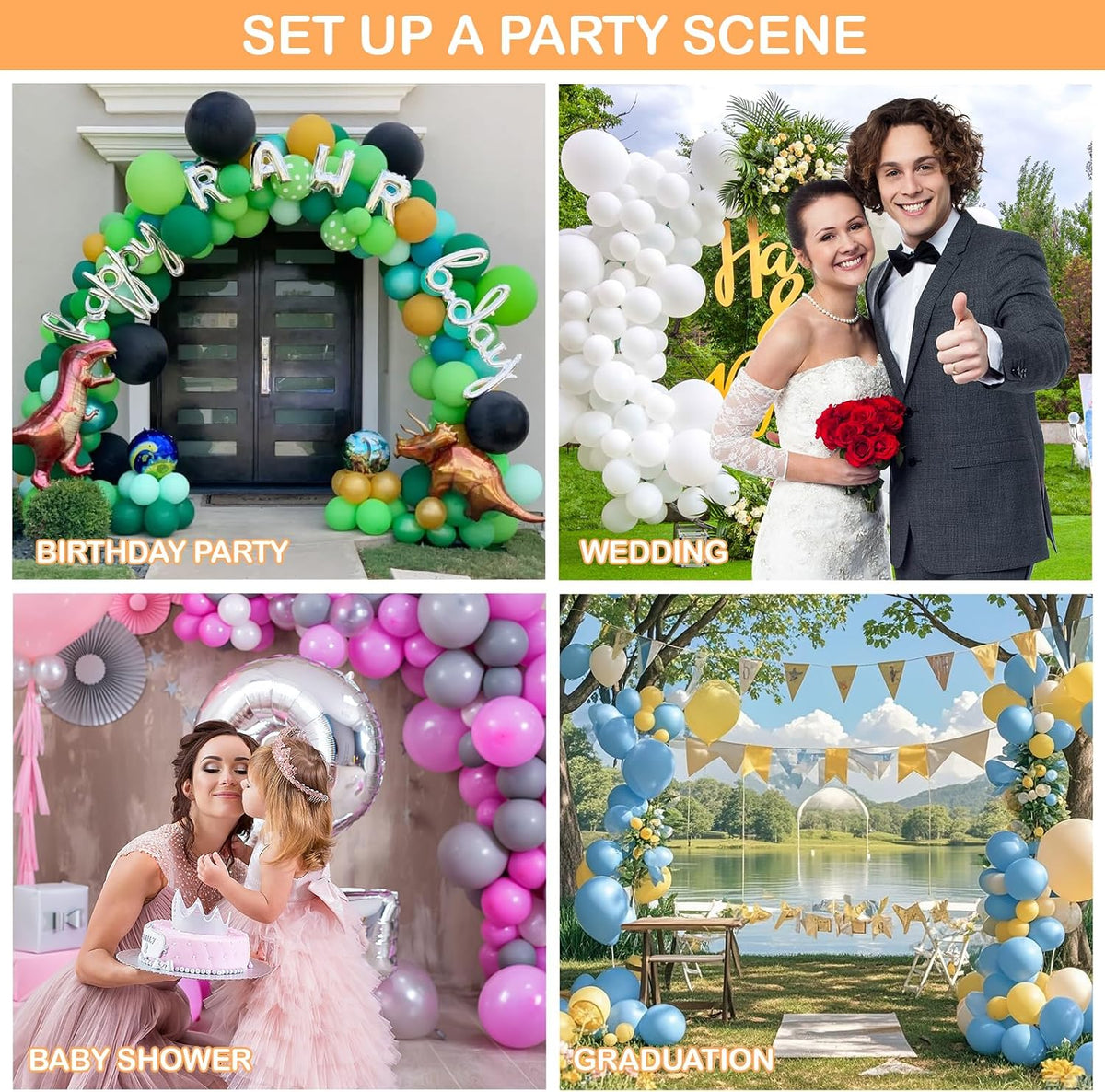 1000Pcs Clear Glue Dots Double Sided Adhesive Points for Balloons Craft Decor