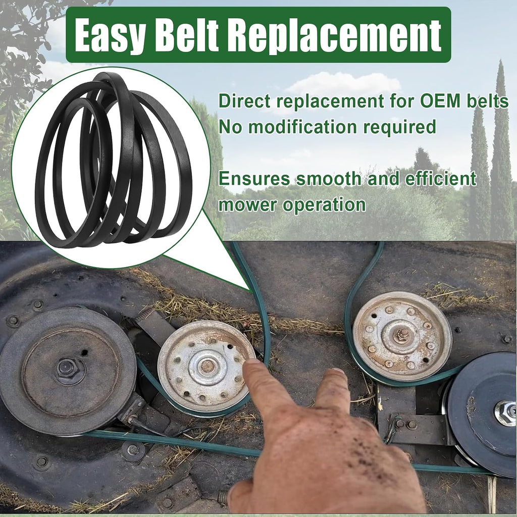 42 Inch Mower Deck Belt Replacement 429636 197253 592855001, 1/2" x 101" | Compatible with Craftsman Husqvarna Poulan