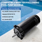 UST1152 1.5 HP Pool Pump Motor/Replacement for Century, A.O.Smith,Hayward