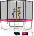 Trampoline for Kids,400LBS Outdoor Trampoline with Net-ASTM Approved Trampoline for Children and Adults
