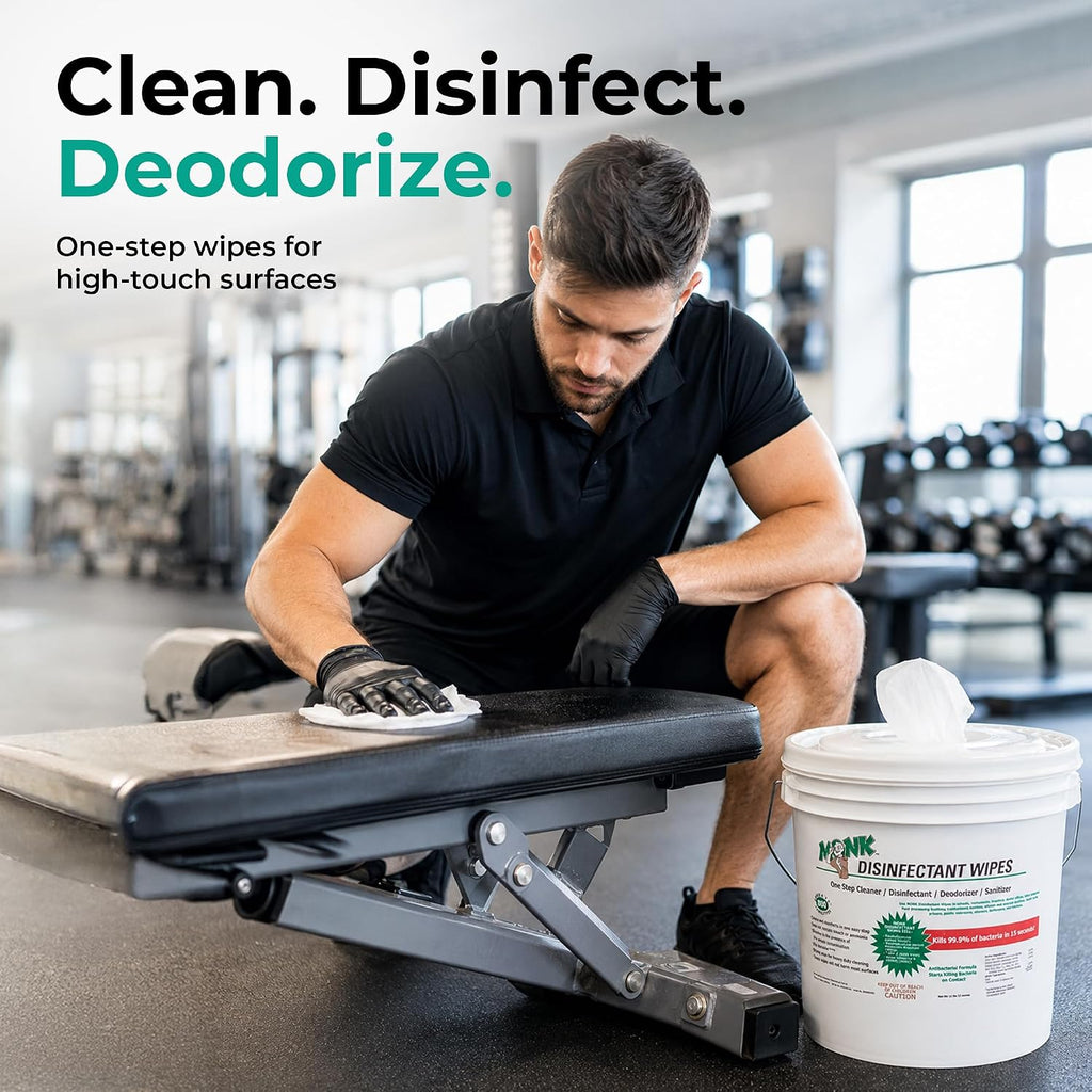Disinfecting Wipes (2 Buckets of 800 Count) for Commercial Facilities | Heavy Duty Cleaning Wipes - 3in1