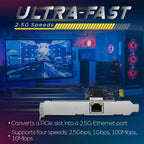 TRENDnet 2.5GBase-T PCIe Network Adapter, TEG-25GECTX