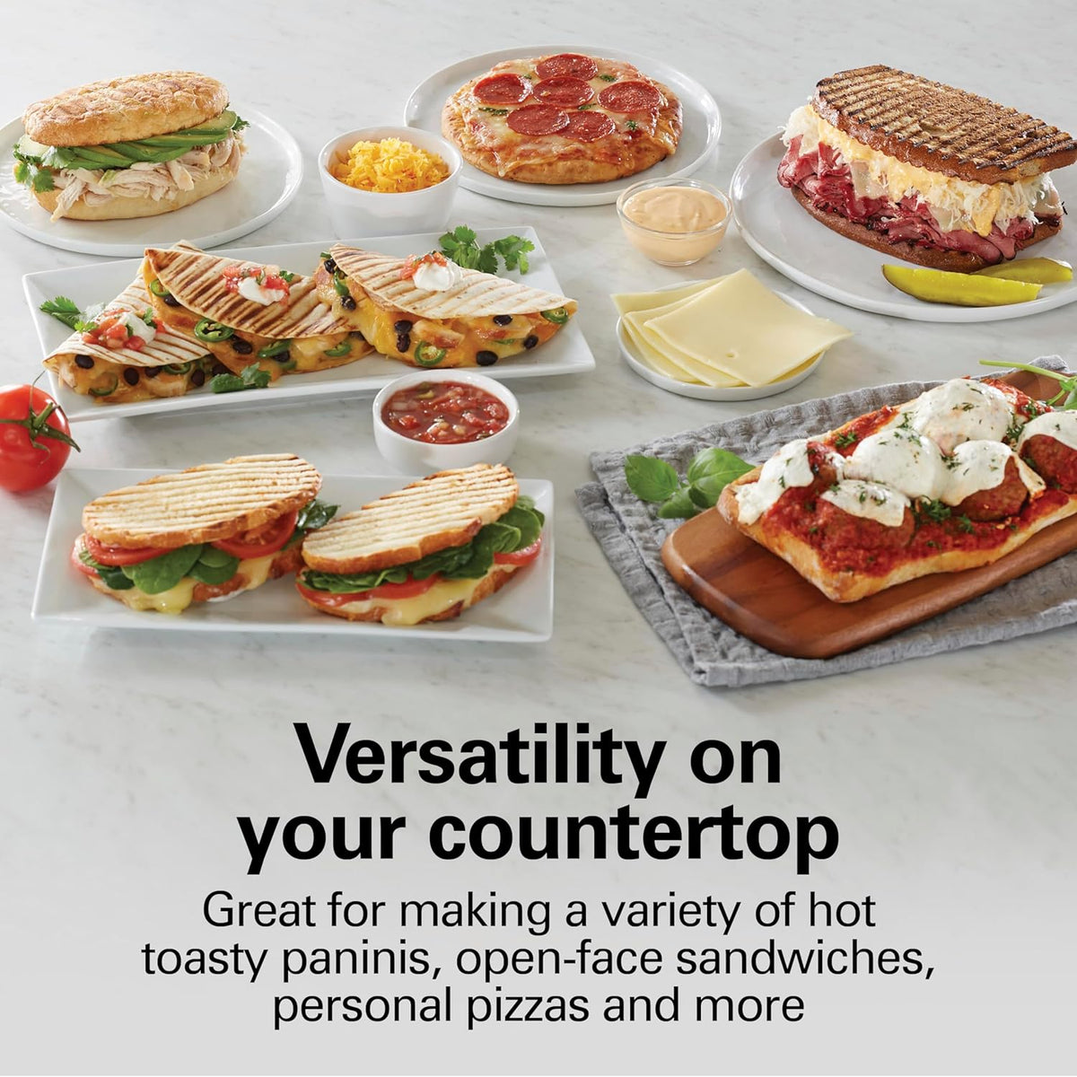 Panini Press, Sandwich Maker & Electric Indoor Grill