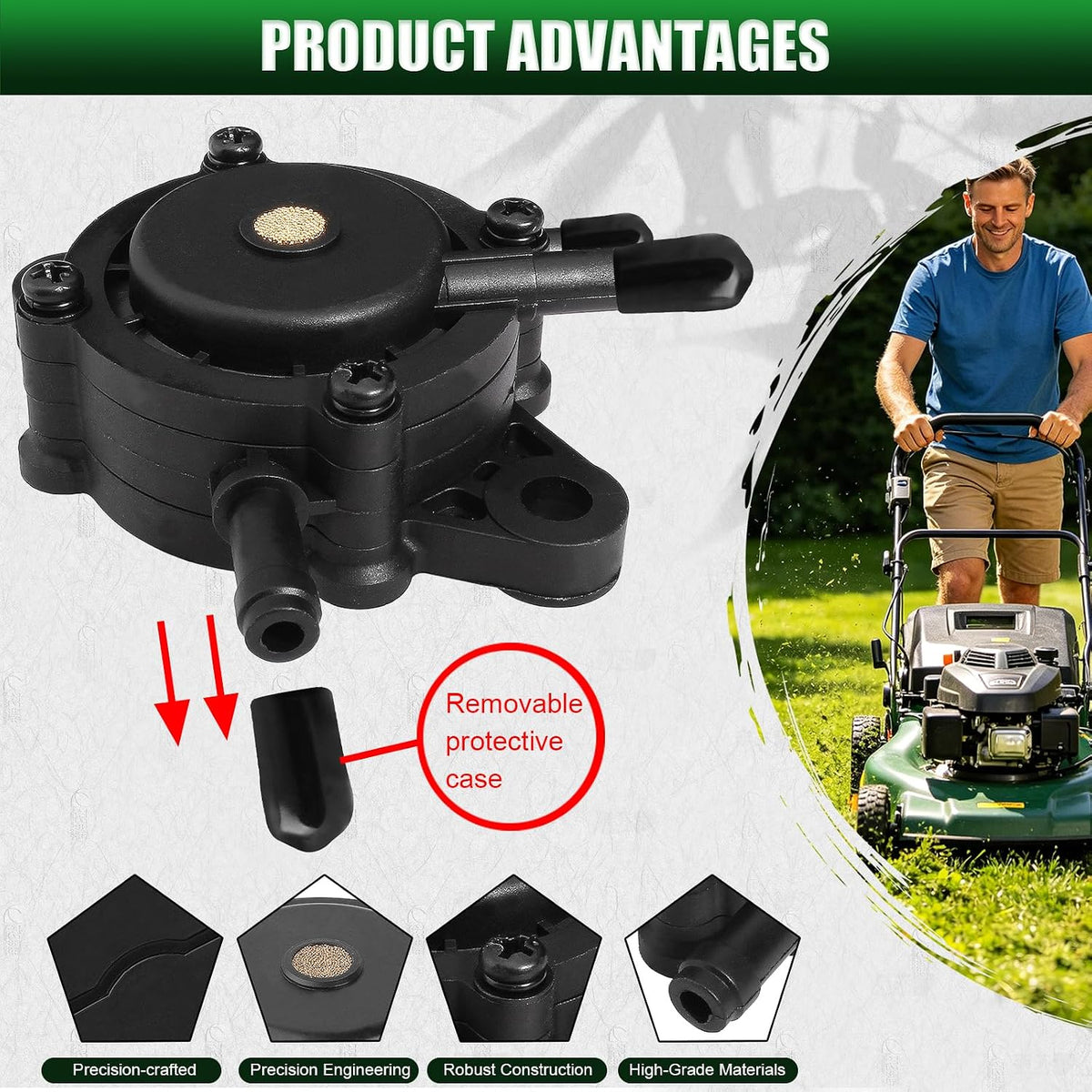 Fuel Pump Compatible with Toro 120-4353 139-0685 Timecutter Z380 Z420 Z4200 Z4220 Z4235 Z4800 Z5040 Z5200 SS3200 SS4200 SS4225 Lawn Riding Mower 74360 74363 74380 74452 74726 LX420 LX466 LX500