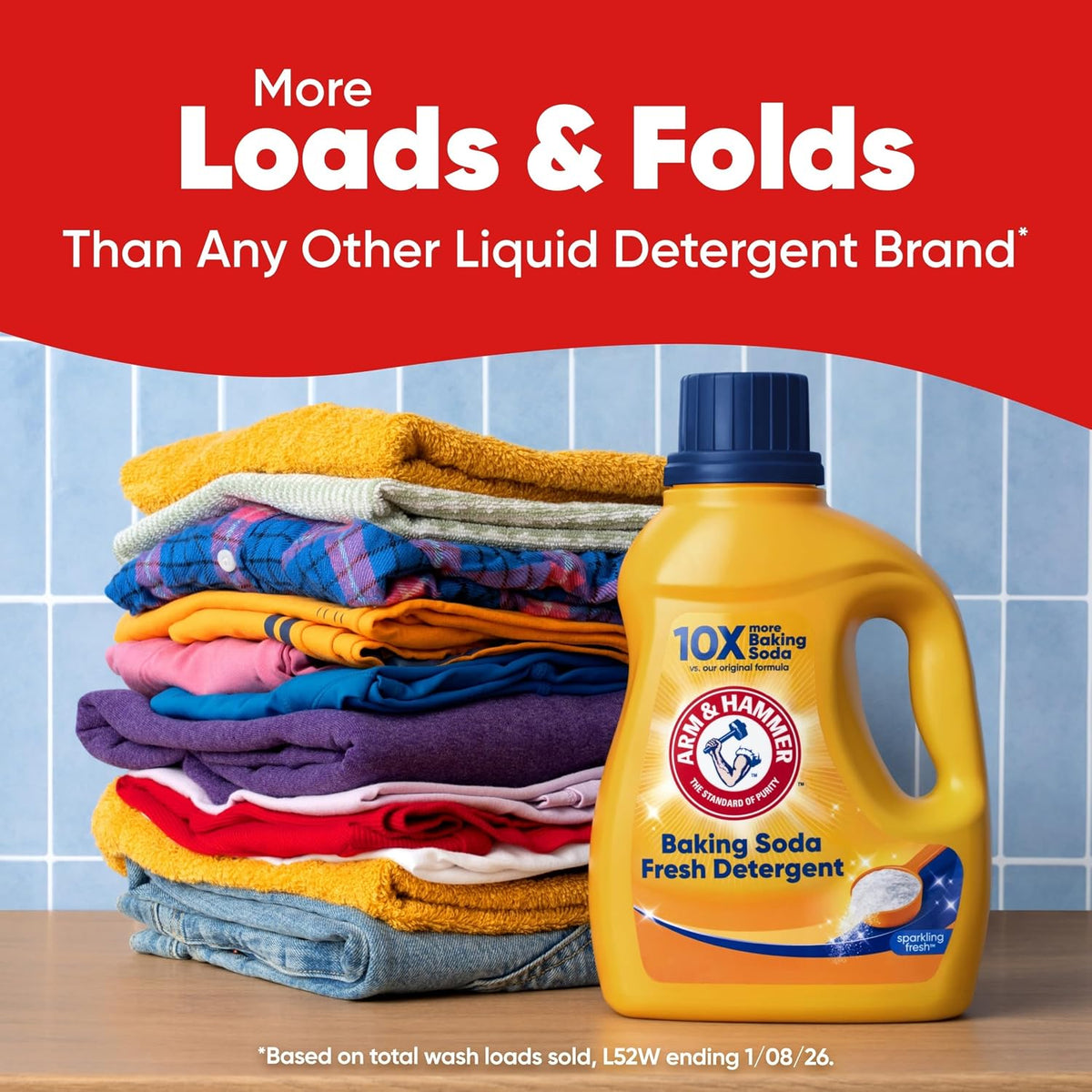 Baking Soda Fresh Liquid Laundry Detergent