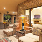 Tabletop Propane Patio Heater with Adjustable Flame, 11,000 BTU