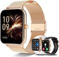Smart Watch for Women Men(Answer/Make Calls)1.85" HD Fitness Tracker Smartwatch for Android iPhone with Steps