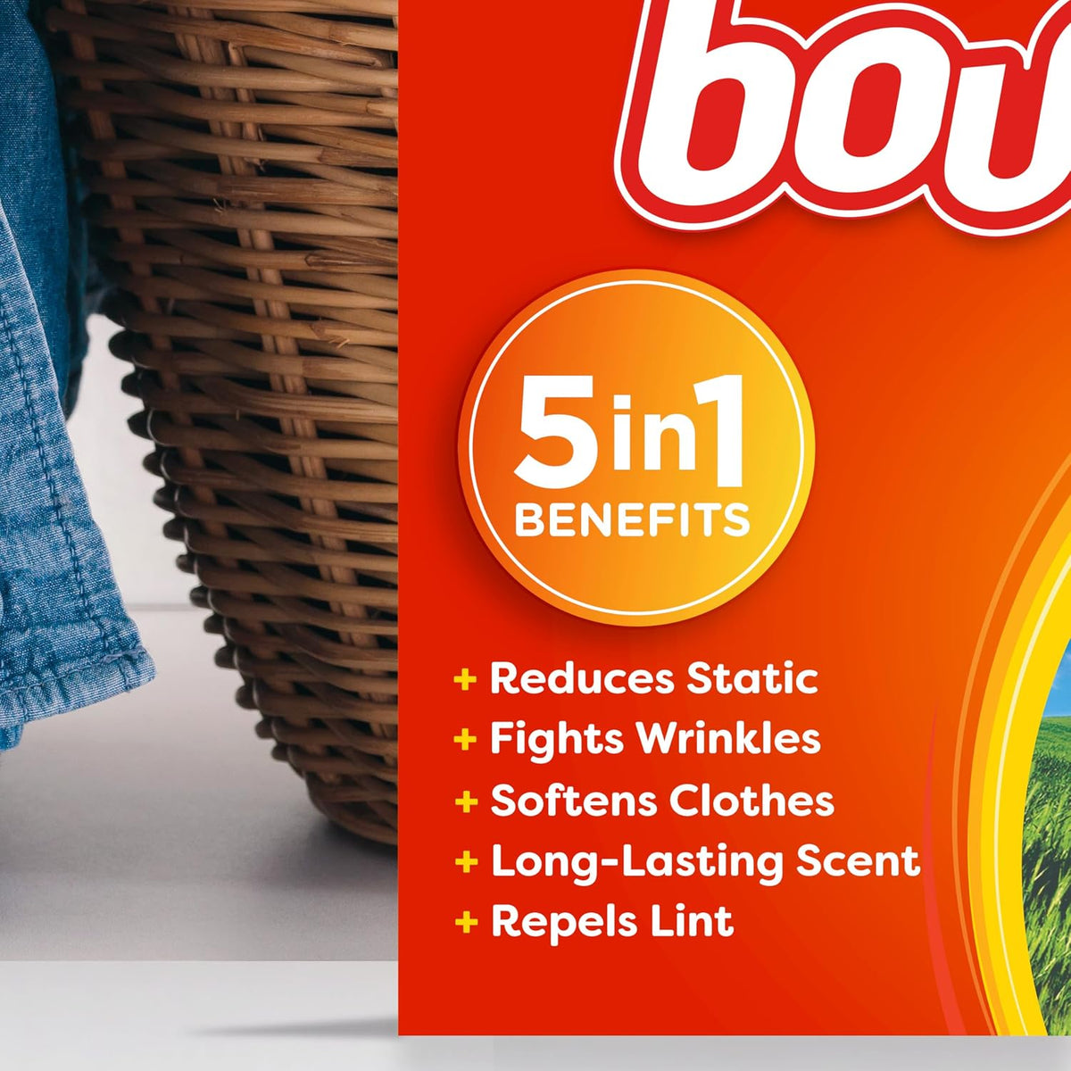 Fabric Softener Dryer Sheets, Outdoor Fresh Scent, 34 Count