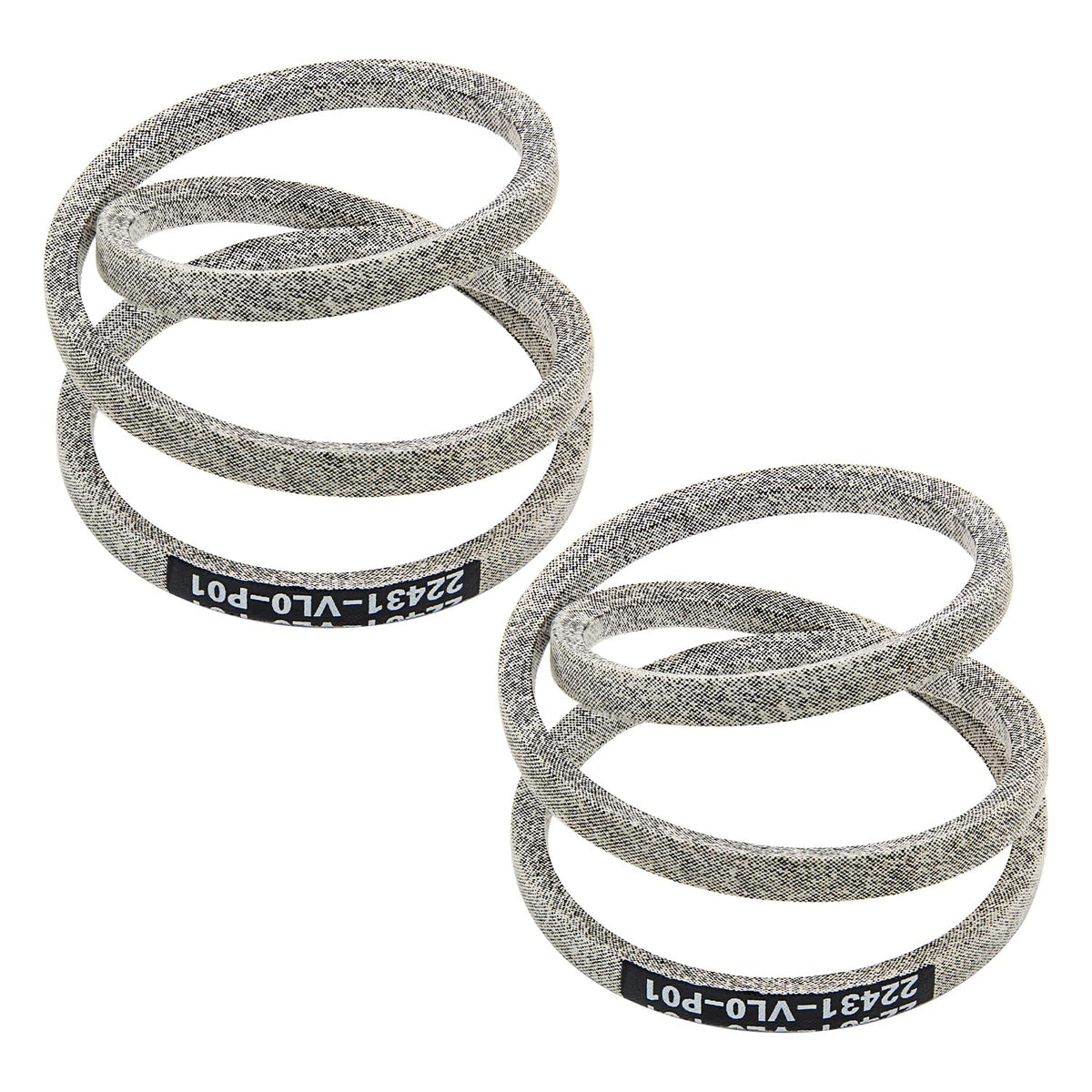 Drive V-Belt Replacement for Honda HRR216 Series Mower – OEM 22431-VL0-P01 / 22431-VL0-T01 – 3/8" x 37" Deck Belt for HRR216K8 K9 K10 K11 Walk-Behind Lawn Mower, 2 Pack – Huarntwo