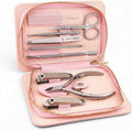 9 in 1 Professional Manicure Pedicure Set - Stainless Steel Nail Clippers, Nano File, Cuticle Nipper, Scissors