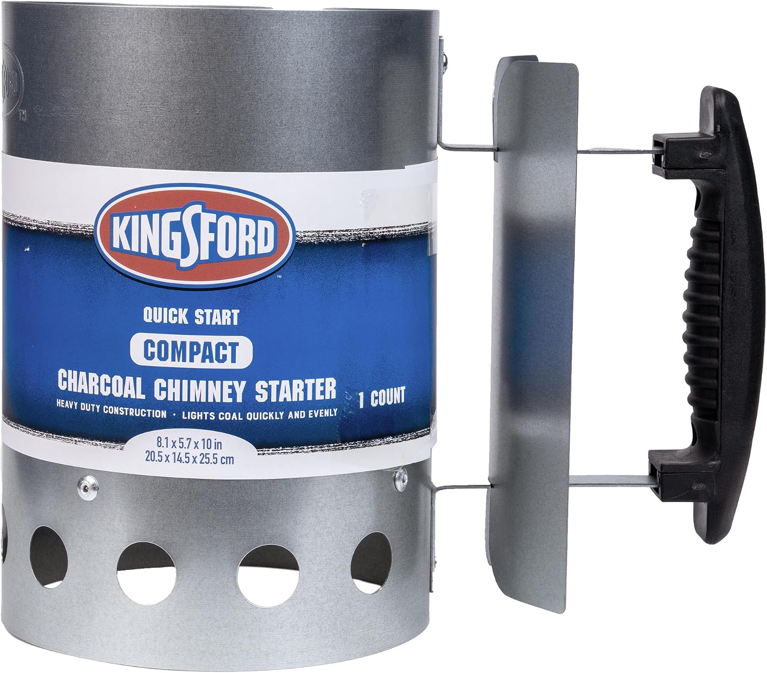 Compact Charcoal Chimney Starter for Grills and BBQs