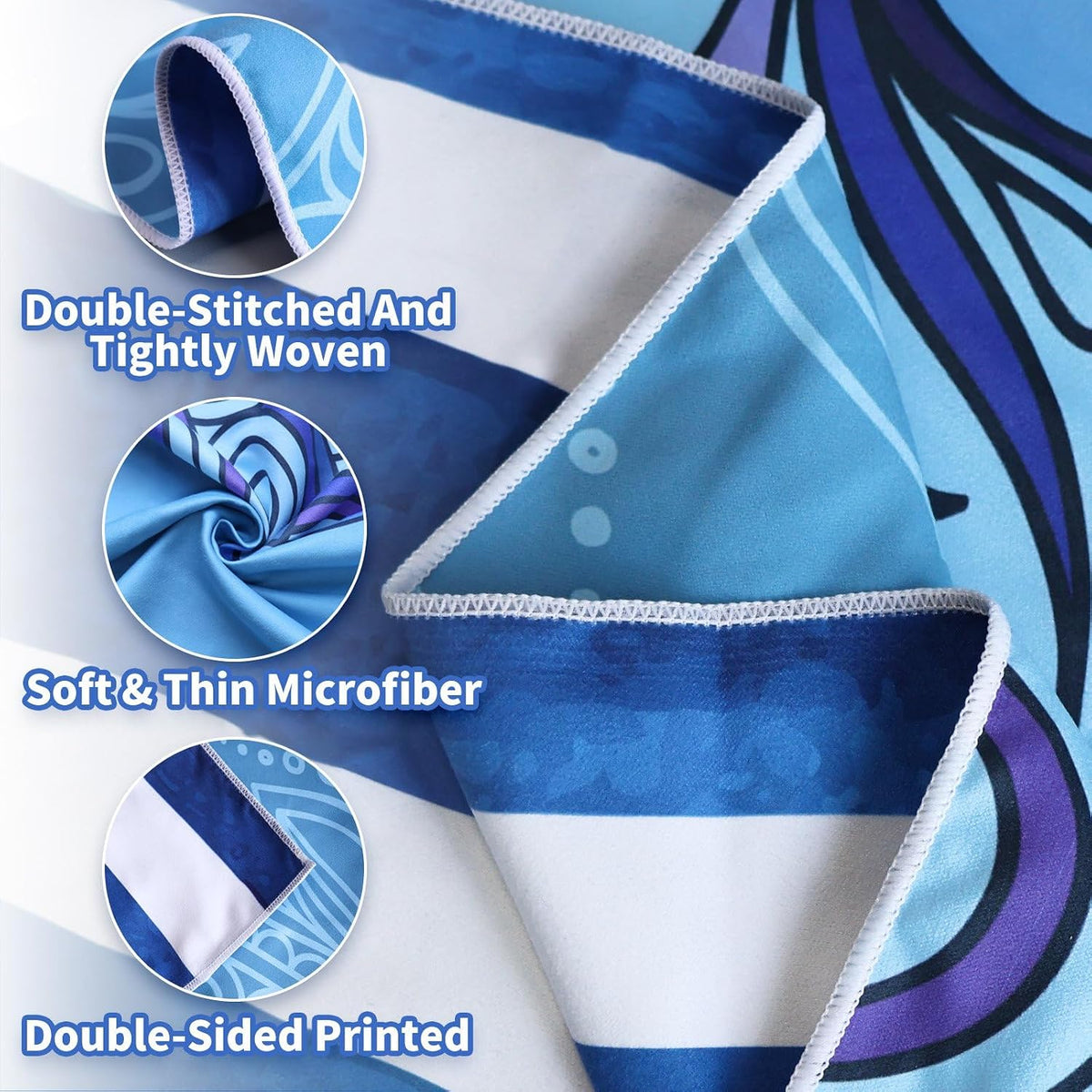 Beach Towels Oversized - 2 Pack 71"x 39" 250GSM Microfiber Beach Towels for Adults, Lightweight Quick Dry Absorbent