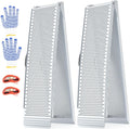Aluminum Loading Ramps, 1900Lbs Capacity, 7.5ft Trunk Ramps for Pickup Trucks, Trailers Ramp with Load Straps for