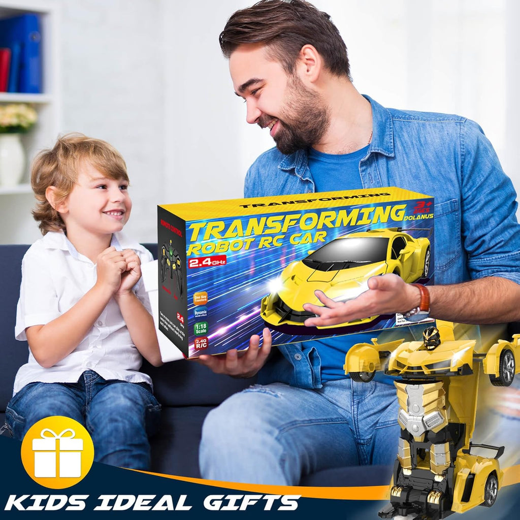 Remote Control Car - Transform Robot RC Cars, Toys for Ages 5-7, Kids Toys, 4 Year Old Boy Toys, Toys for 3 4 5 6 7 8