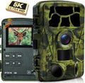 5K Trail Camera, WIFI 60MP Camera, 64GB SD Card, APP Control, Night Vision for Outdoor, Monitoring Game Cameras for