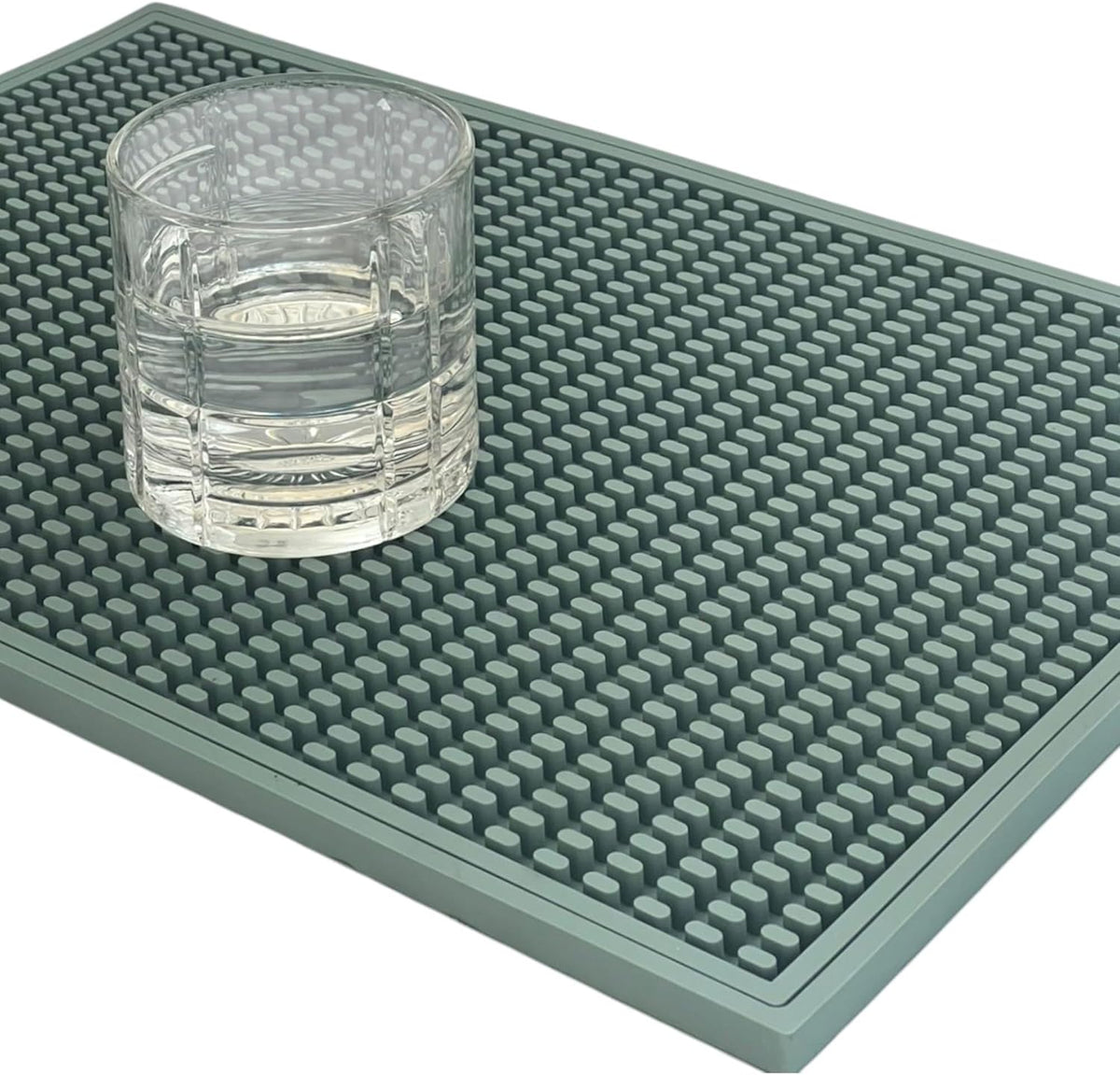 Rubber Bar Mat – Non-Slip Spill & Drip Mat for Bartending, Coffee Bar & Kitchen Countertop, Thick Durable Counter