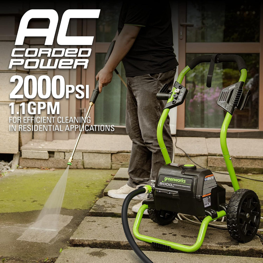 2000 PSI (1.1 GPM Max) Electric Power Washer