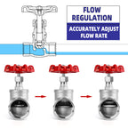 1-1/4" NPT B-Type Straight Pattern Globe Valve Stainless Female Thread DN32
