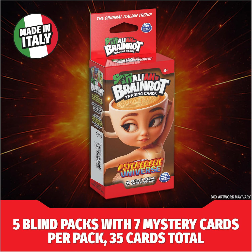 Trading Card Game 5-Pack Wave 1 Box | Psychedelic Universe, Includes 35 Cards Total, 5 Blind Booster Packs, Collect
