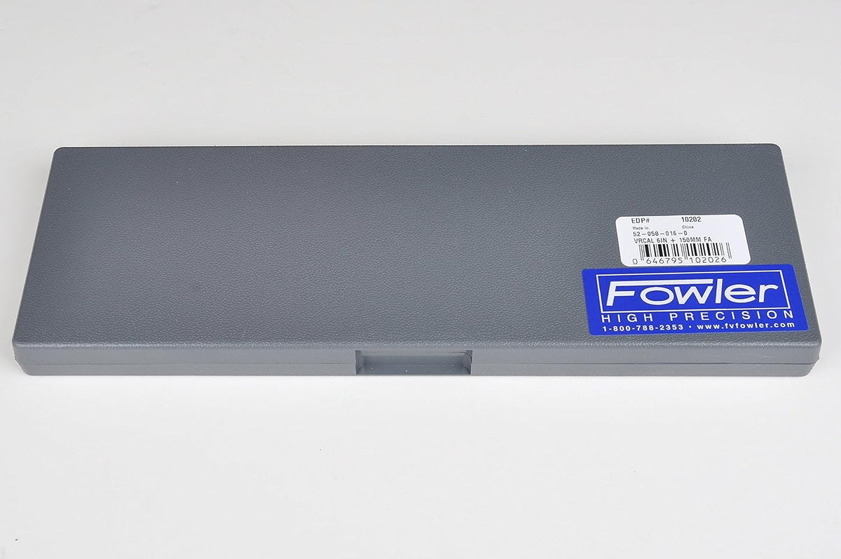 Fowler 52-058-016-0, Vernier Caliper with 0-6"/150mm Measuring Range