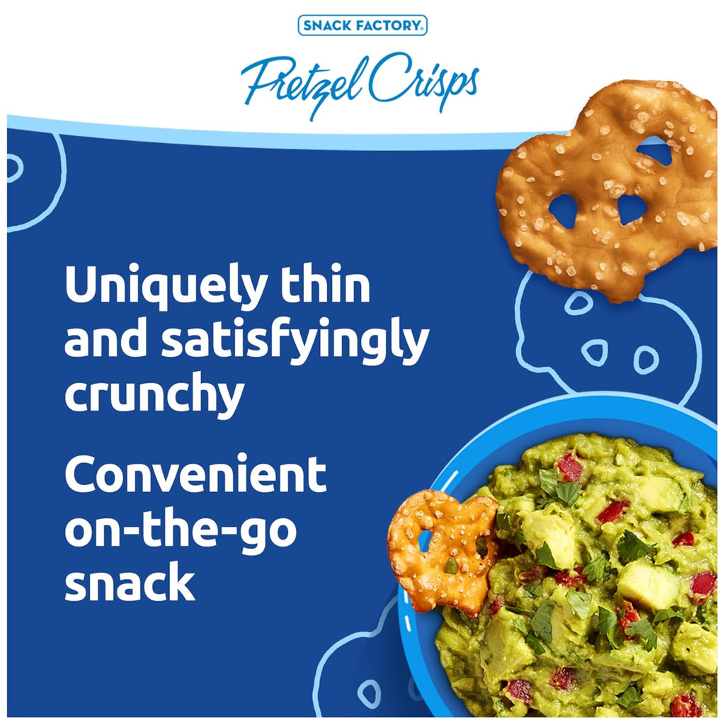Pretzel Crisps, Original, 1 Oz Snack Bags, 10 Ct