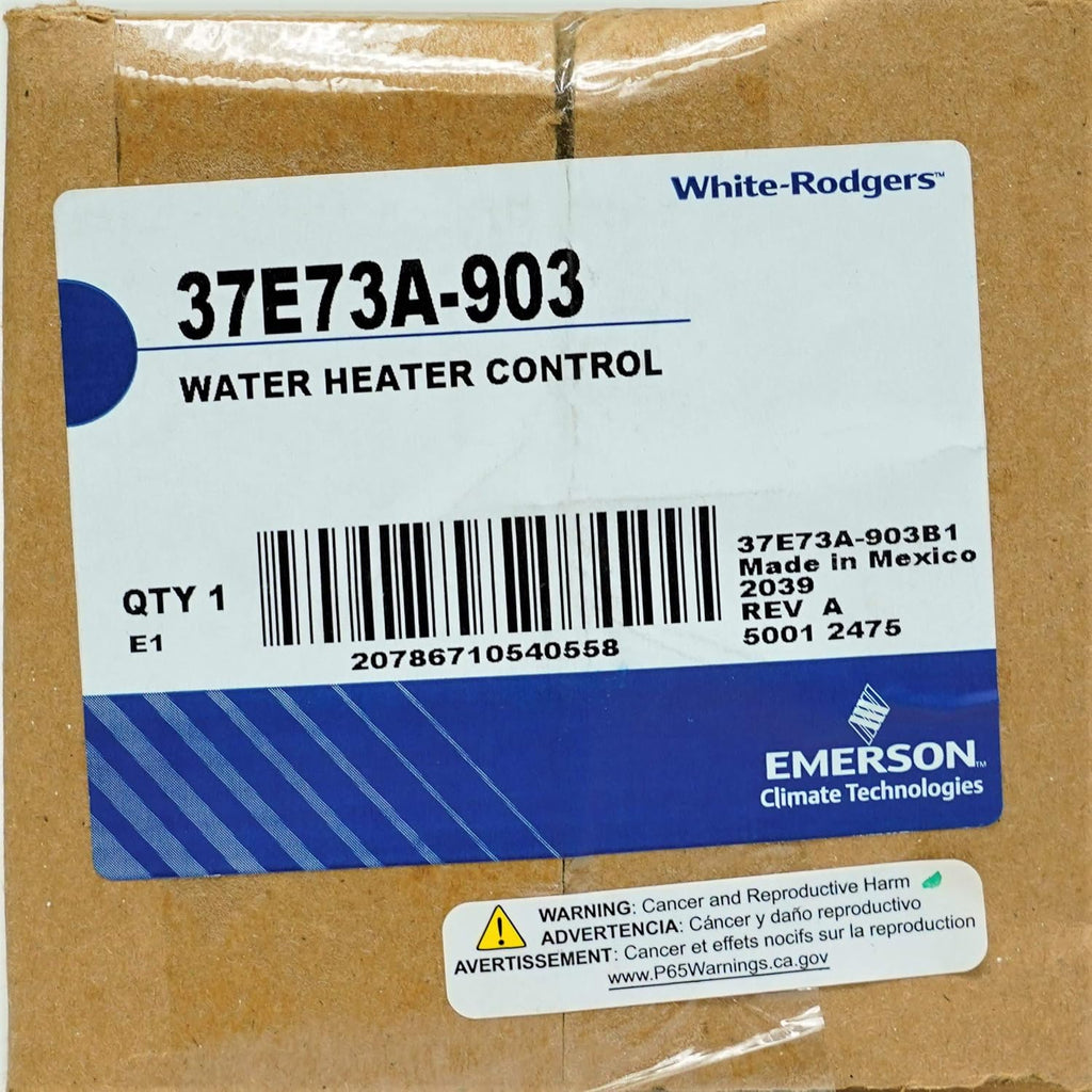 White-Rodgers 37E73A-903 Gas Water Heater Thermostat Control Intelli-Vent Valve For Natural Gas Only