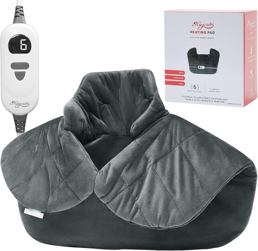 Weighted Heating Pad for Neck, Shoulder & Back Pain Relief FSA Eligible HSA